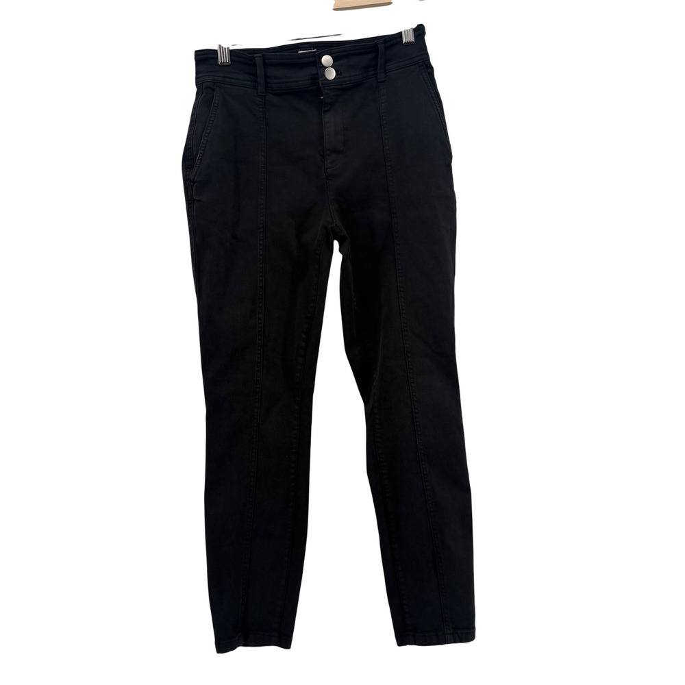 GAP Womens‎ High Rise Skinny Black Pants  Size 6 Stretch Casual